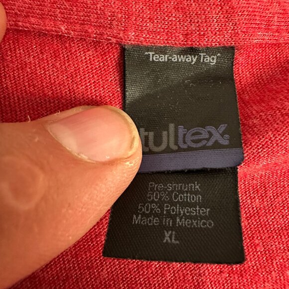 St Louis Cardinals Red Its Gotta Be The Salsa T Shirt Mens Size XL Tultex Tee - Picture 4 of 6